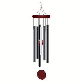 1pc Memorial Wind Chimes Outdoor Large Deep Tone, Wind Chime Outdoor Sympathy Wind-Chime Personalized With 6 Tuned Tubes, Elegant Chime For Garden Pat