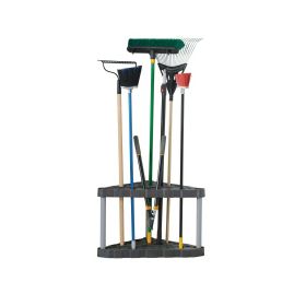 Corner Tool Tower, Garage Storage, Holds 30 Tools, Black