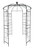 Metal Garden Arch Iron Garden Arbors Gazebo Dia81.3'' x 114.2'' High Birdcage Shape Pergola Pavilion for Wedding Ceremony
Outdoor Black