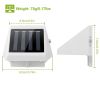 LED Solar Powered Stair Lights Dusk-To-Dawn Waterproof Garden Pathway Patio Fence Lamp