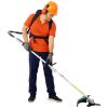 Backpack 4 in 1 Multi-Functional Trimming Tool, 38CC 4-stroke Garden Tool System with Gas Pole Saw, Hedge Trimmer, Grass Trimmer, and Brush Cutter EPA