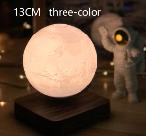 Magnetic Levitation Table Lamp Moon Light 3D Printing Planet Night Light (Option: Mars dark-US)