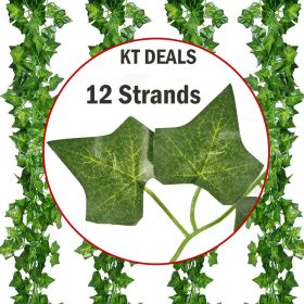 Artificial Ivy Leaf Plants Fake Hanging Garland Plants Vine Home Floral Decor (Option: Default)