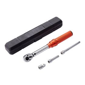 Mechanical Dual Range Scales Torque Wrench Kit with Adapters Extension Rod (Torque Range: 20-200in.lb (2.26-22.6Nm), Color: As pic show)