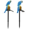 Solar Powered Parrot Garden Light IP65 Waterproof LED Parrot Landscape Lamp Decorative Lawn Lights