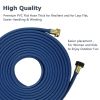 FLORIAX Garden Flat Soaker Hose 1/2 in  More Water Leakage;  Heavy Duty;  Metal Hose Connector Ends;  Save 80% Water Great for Flower beds;  Seedling;