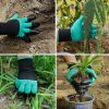 Waterproof Garden Gloves With Claws For Yard Work