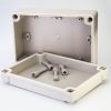 GAJING Waterproof IP67 Dustproof PS Plastic Junction Conduit Box Universal Electric Project Enclosure Pale Gray with Mounting Plate