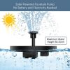 Mini Solar Water Fountain Pool Pond Waterfall Fountain Garden